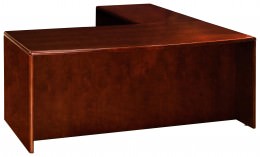 Bow Front L Shaped Desk - Sonoma Series