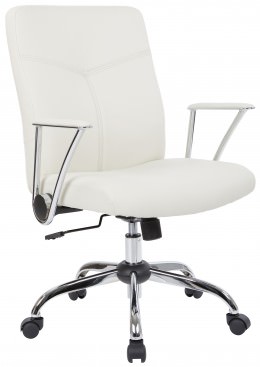 Mid Back Conference Room Chair with Flip Up Arms - Work Smart