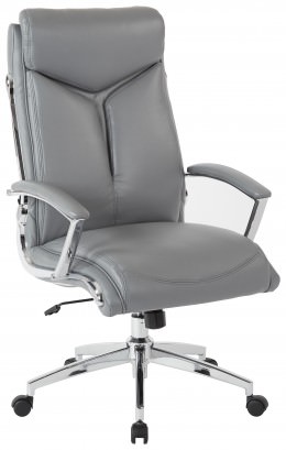 Faux Leather Conference Room Chair - Work Smart Series