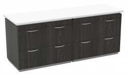 Double Lateral Filing Cabinet Credenza - Tuxedo