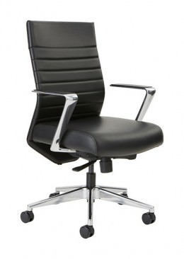 Mid Back Conference Room Chair with Arms - Etano Series