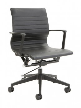 Low Back Conference Room Chair with Arms - Quti Series