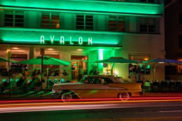 Avalon Horizontal - Office Wall Art - Urban Art Deco Nightlife