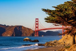 Golden Gate Bridge #2 - Office Wall Art - Oceans Beaches Harbors