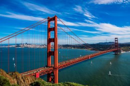 Golden Gate Bridge #4 - Office Wall Art - Oceans Beaches Harbors