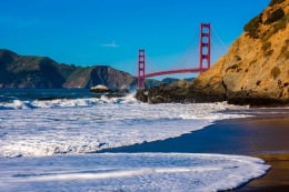Golden Gate Bridge #9 - Office Wall Art - Oceans Beaches Harbors
