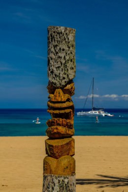 Hawaiian Totem - Office Wall Art - Oceans Beaches Harbors Series