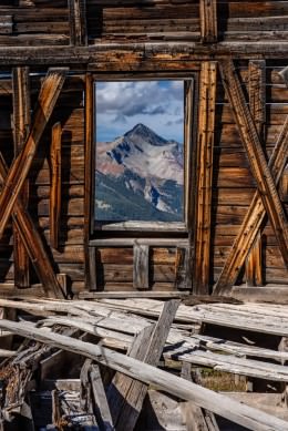 Room with a View Vertical - Office Wall Art - Mountains