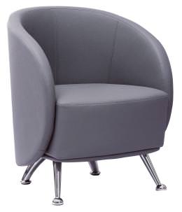 Modern Gray Club Chair