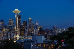 Seattle Cityscape #2 - Office Wall Art - Pacific Nothwest Series