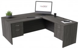 L Shaped Desk with Drawers - Maverick