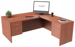 L Shaped Desk with Drawers - Maverick