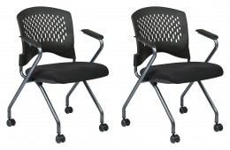 Nesting Guest Chair with Arms - 2 Pack - Pro Line II Series