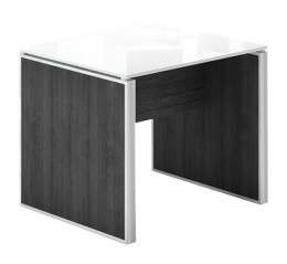 End Table with Glass Top - Potenza Series