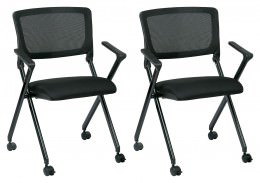 Mesh Folding Chair - 2 Pack - Work Smart