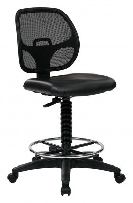 Mesh Back Stool Chair - Work Smart