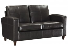 Leather Waiting Room Loveseat - OSP Lounge Seating