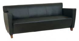 Leather Waiting Room Couch - OSP Lounge Seating