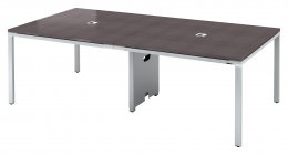 8 FT Conference Table with Metal Legs - Simple System Series