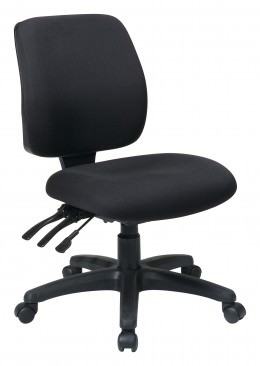 Mid Back Ergonomic Chair Without Arms - Work Smart