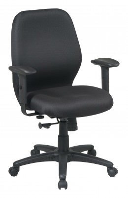 Mid Back Padded Office Chair - Work Smart