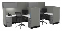 2 Person Cubicle - Systems Series