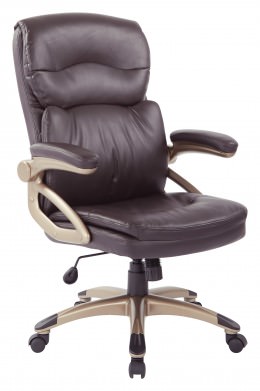 High Back Executive Leather Chair - Work Smart Series