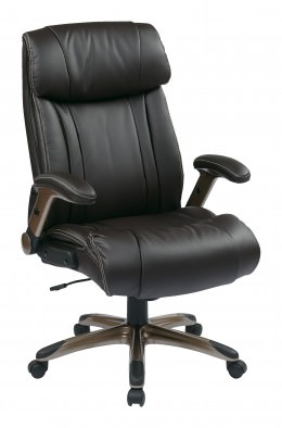 Mid Back Executive Leather Chair - Work Smart