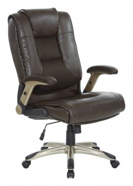 High Back Executive Leather Chair - Work Smart Series