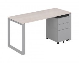 Computer Workstation with Drawers - Veloce Series