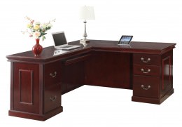 L Shaped Executive Desk - Townsend Series