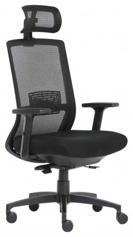 Mesh Back Office Chair with Headrest - 