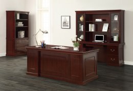 Executive Desk Set with Storage - Townsend Series