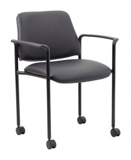 Square Back Stacking Chair with Arms