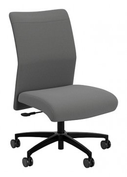 Armless Adjustable Office Chair