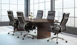 Racetrack Conference Table and Chairs Set - Napa