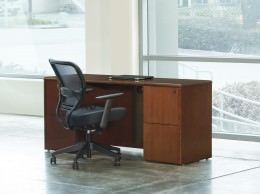Credenza Office Desk - Sonoma