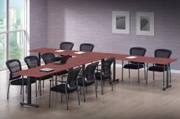 T Shaped Conference Table - PL Laminate