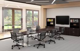 Modern Conference Table and Chairs Set - PL Laminate