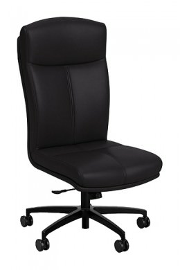 High Back Armless Office Chair - Carmel