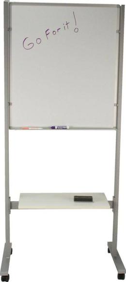 Magnetic White Board on Wheels with Stand