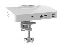 Dual Monitor Arm Base with Power Supply