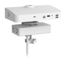 Monitor Arm Base with Power Strip - Centre