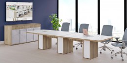 Boat Shaped Conference Table