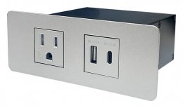 Small Recessed Power Outlet - Apollo