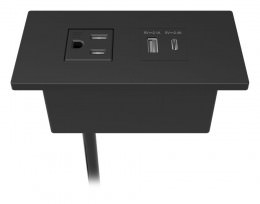 Small Low-Profile Power Outlet - Domino
