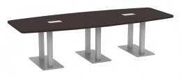 Modern Boat Shaped Conference Table - PL Laminate