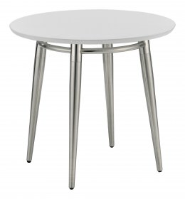 Round End Table with Metal Legs - Brooklyn