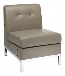 Club Style Armless Chair - Wall Street