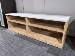 Low Profile Open Shelf Credenza